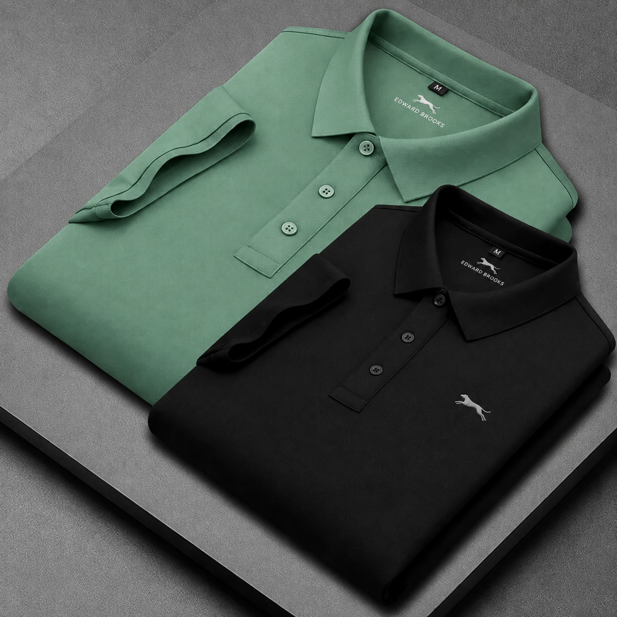 Men’s Cotton Polo T-Shirt Combo(Black and PIsta)