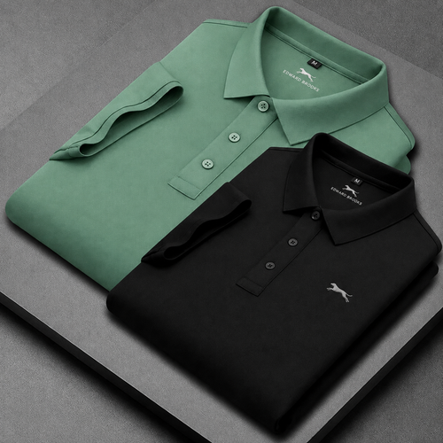 Men’s Cotton Polo T-Shirt Combo(Black and PIsta)