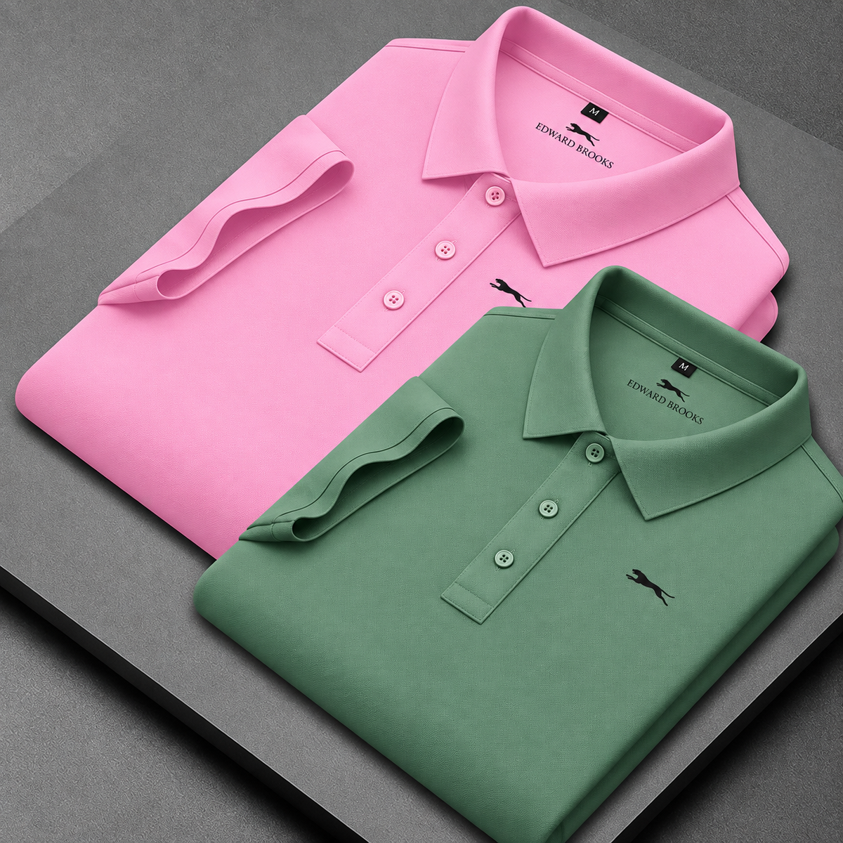 Men’s Cotton Polo T-Shirt Combo(Pista and Pink)