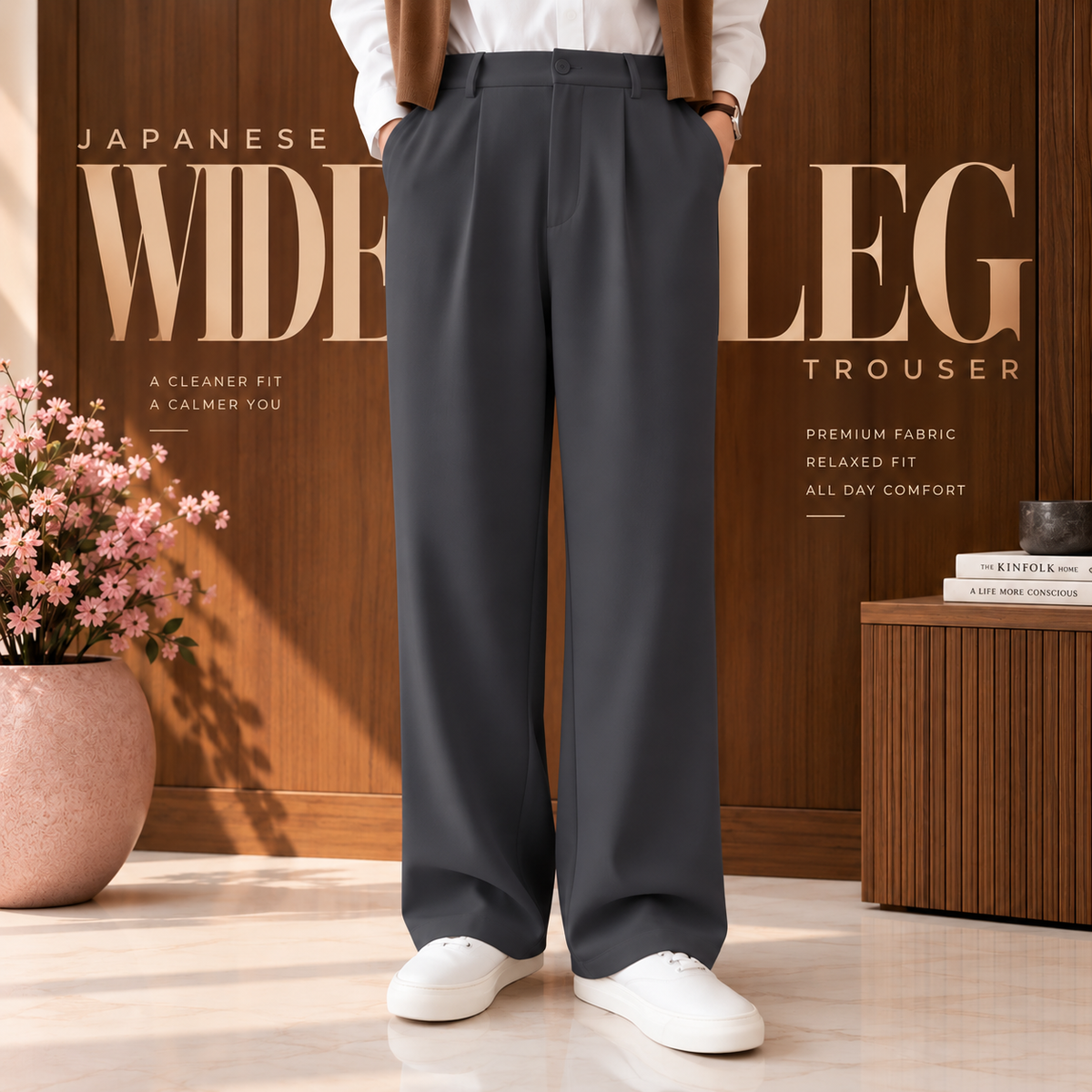 JAPANESE WIDE LEG TROUSER