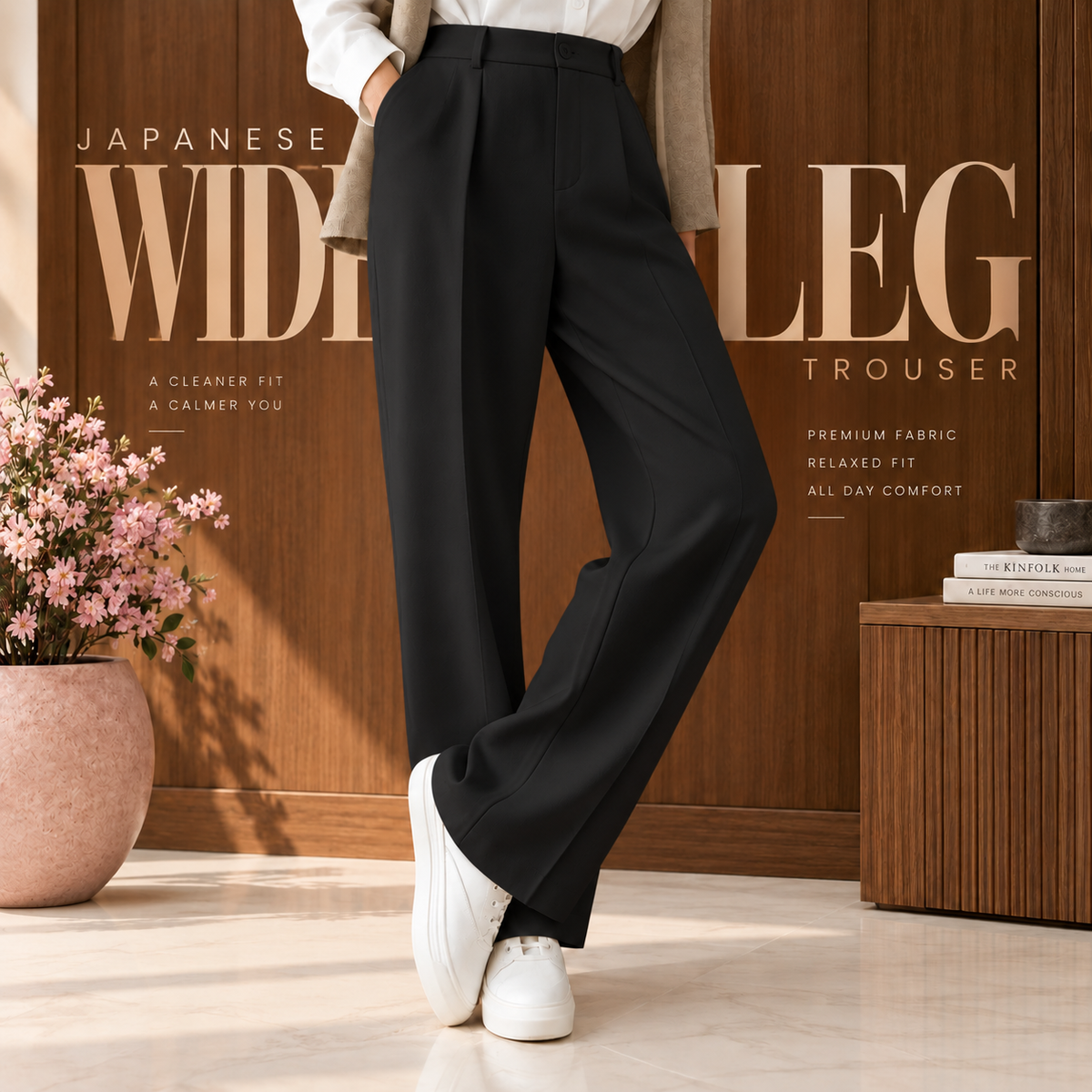 JAPANESE WIDE LEG TROUSER