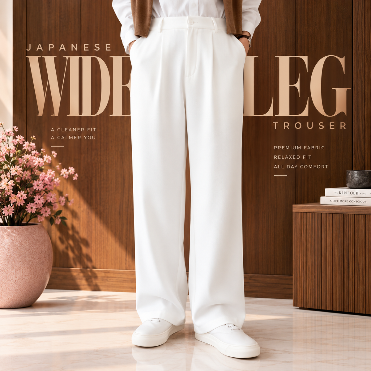 JAPANESE WIDE LEG TROUSER