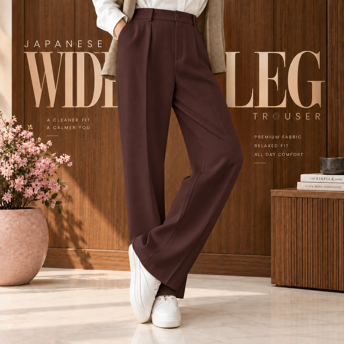 JAPANESE WIDE LEG TROUSER